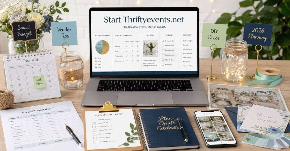 Start Thriftyevents.net: Smart Ideas for Affordable Events