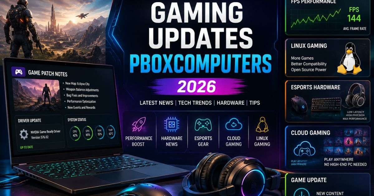 Gaming Updates Pboxcomputers: Smart Gaming News
