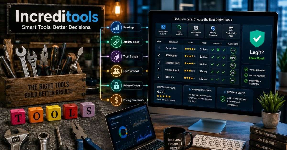 Increditools: Compare Digital Services with Confidence